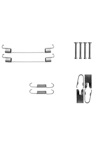 TEXTAR Set Accesorii Sabot De Frana Ford Fiesta 7 Renault Clio Symbol 1/Thali...