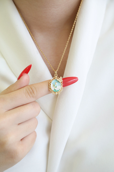 DSM AKSESUAR Vintage Mınelı Şık Koly,Paslanmaz Çelık