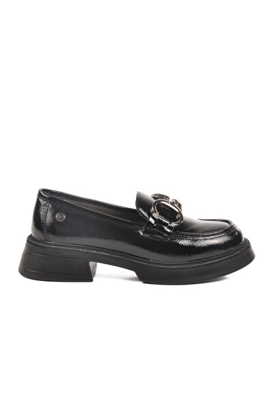 Pierre Cardin Black Patent Leather Women's Classic Shoes Pc-52650 Z