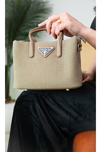 Al-Rubaie شنطة يد نسائية فاخرة بلون بيج أنيق – تصميم كلاسيكي عصري للاستخدام ا...