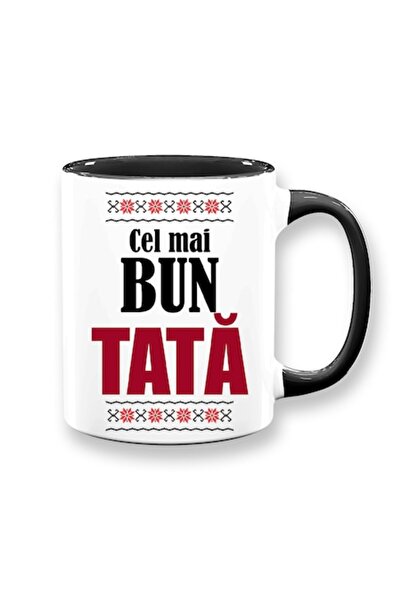 OEM Cană personalizată pentru tată cu mesajul „Cel mai bun tată”, motive trad...