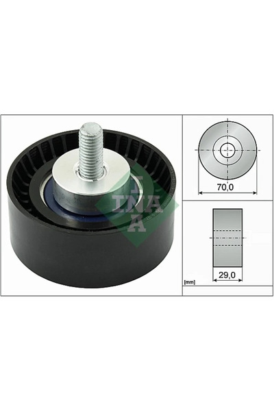 FAG Rola Ghidare/Conducere Curea Transmisie Fiat Ducato Bus/Ducato Caroserie/...