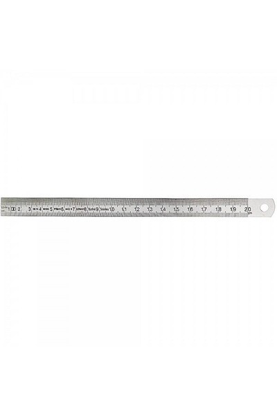EXPERT Flexible Stainless Steel Ruler Chrome Matte 1500 mm Class 2