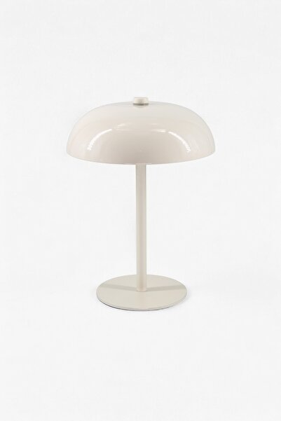 Genel Markalar Ekru Dokunmatik Dekoratif Abajur, Şık ve Modern Ev Aydınlatması