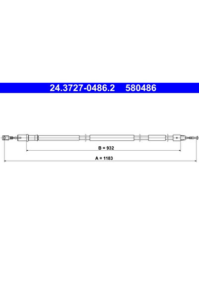 Ate Cablu Frana De Parcare Mercedes-Benz Viano/Vito / Mixto Caroserie/Vito Bu...