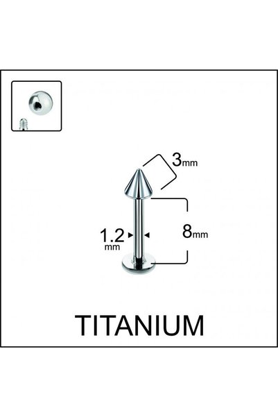 Rupen Kraft Yüksek Kalite G23 Titanium Spayk Titanyum Dudak Helix Kıkırdak Tr...