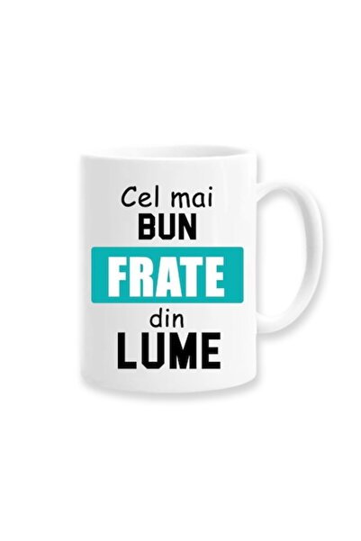 OEM Cană personalizată pentru frate cu mesajul: „Cel mai bun frate din lume”,...
