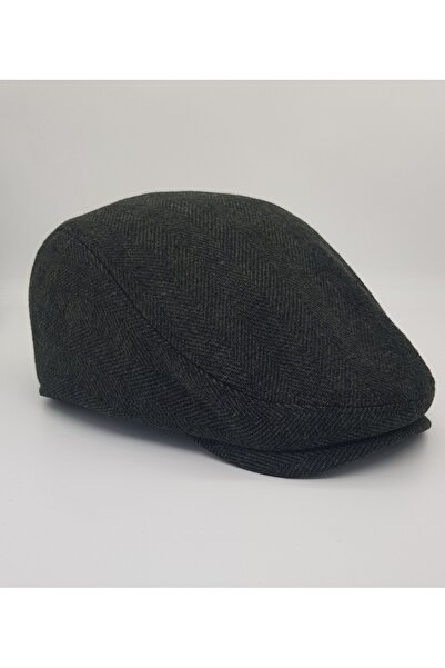 Zee Kışlık Yün Balık Sırtı London Model Kasket Spor Şapka