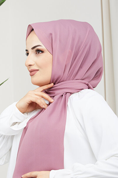 Feiza Collection Pamuklu Soft Düz Gül Kurusu Şal