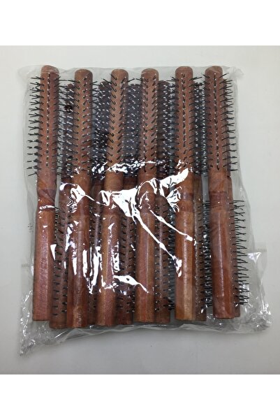 STUMBANNG مشط فرشاة شعر بلون الخشب الداكن RD-557