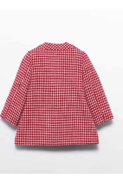 Abel & Lula Abel&Lula Girl's Cashmere Coat - Red