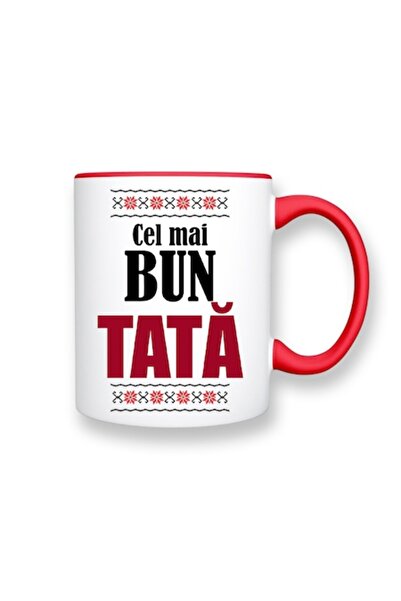 OEM Cană personalizată pentru tată cu mesajul „Cel mai bun tată”, motive trad...