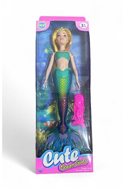 osman kızılkaya 30 cm Işıklı Deniz Kızı Manken Bebek 3731