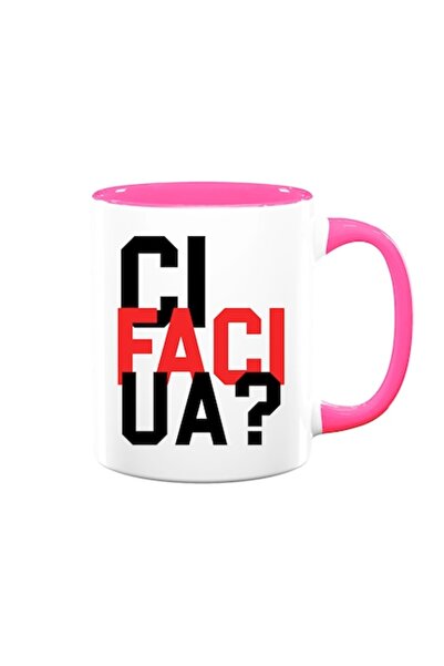 OEM Cană personalizată cu mesaj amuzant: „Ci faci ua?”, Betaprint, ceramică, ...