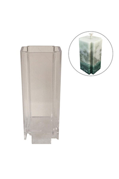 Eminonutoptanci Poli Karbon Silindir Mum Kalıbı Sert Plastik Kare 6242