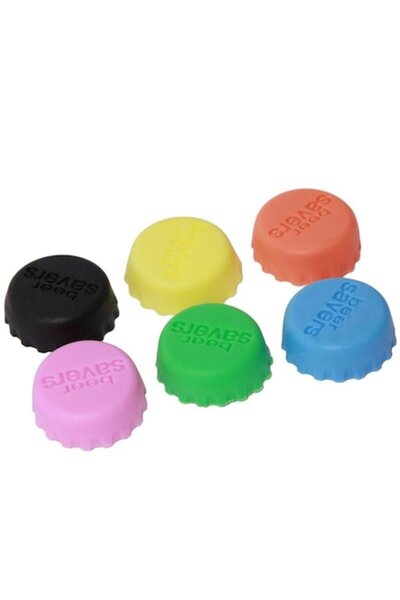 KATHODE Set 6 silicone caps for beer bottles