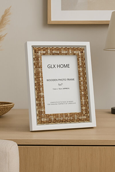 EMNASA AHŞAP KASA ÖNÜ CAMLI 2'Lİ SET 13x18 CM DEKORATİF RESİM ÇERÇEVESİ