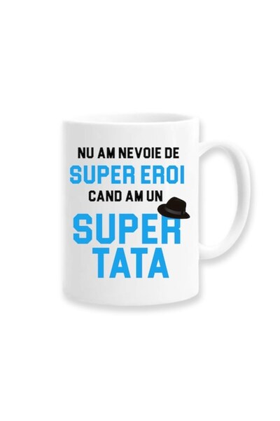 OEM Personalized Mug with Message: 'I don't need superheroes when I have a super dad', Betaprint, Model