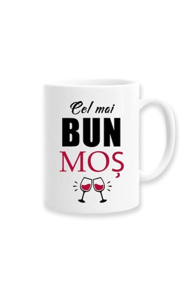 OEM Personalized Mug for Santa with message: 'The best Santa', Model glasses, Betaprint, white, 330ml