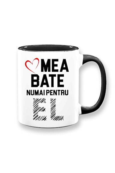 OEM Cană personalizată cu mesajul: „Inima mea bate doar pentru el”, Betaprint...