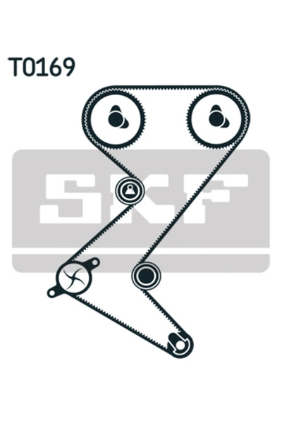 SKF Set Curea De Distributie Citroen C4 1/C4 Grand Picasso 1/C4 Picasso 1 Mic...