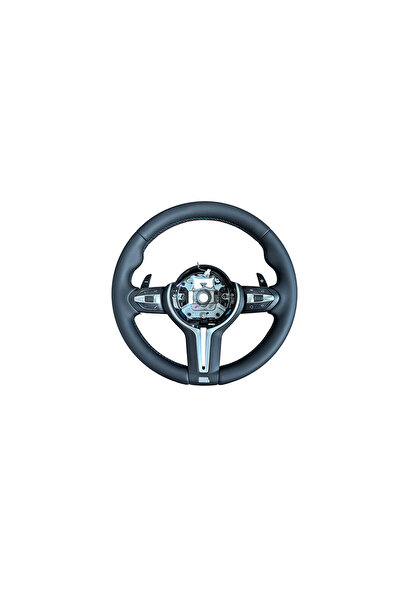 Lumi LUXURY Volan sport piele compatibil BMW Seria 5 FL E60 E61 Seria 6 FL E63 E64 fabricatie dupa 09/2005