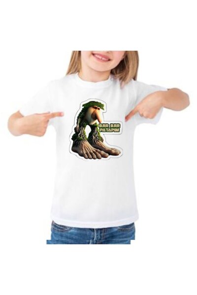 OEM T-shirt Brr Brr Patapim, White, 5/6 years