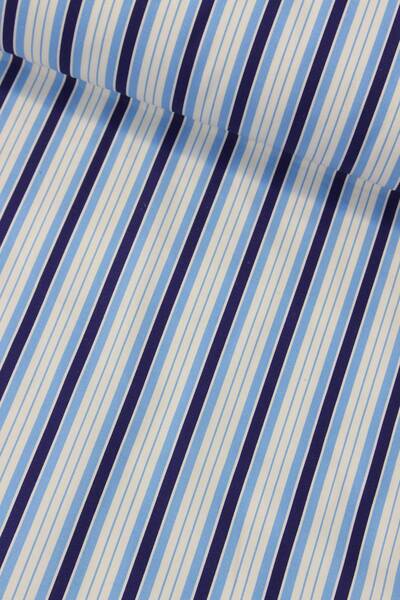 FAAL Lacivert Çizgili Pazen Pijamalık Kumaş