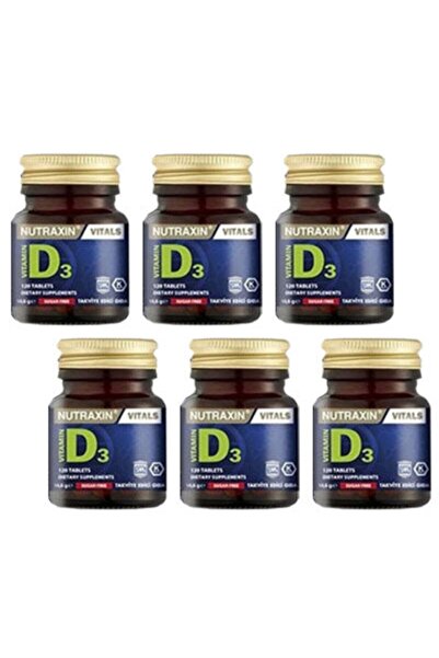 Nutraxin Vitamin D3 120 Tablet 6 Adet