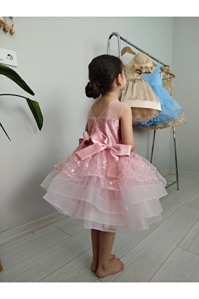 Fera Moda pembe prenses gelinlik