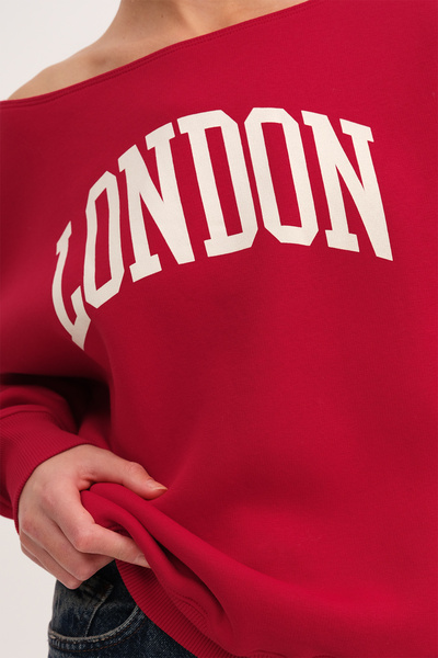 Addax ЛОНДОН Печатана суитшърт с Shardons S1833