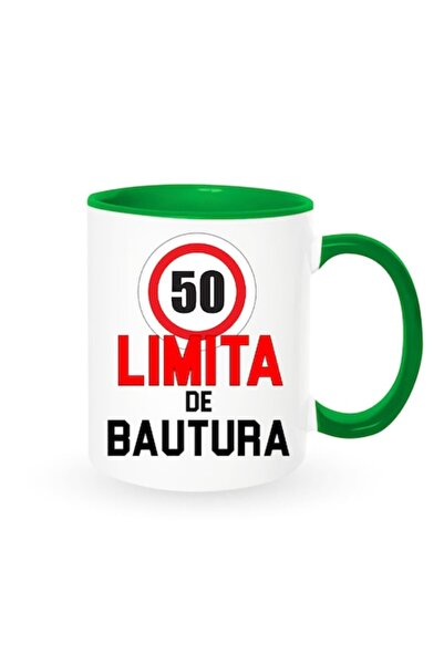 OEM Cană personalizată cu mesaj amuzant: „Limita de consum 50”, Betaprint, ce...