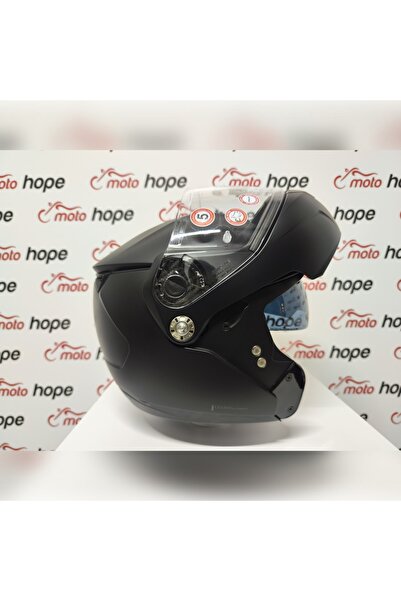 Nolan N90-2 HIGHLINE N-COM 041 ÇENE AÇILIR MOTOSİKLET KASKI MAT SAİYAH