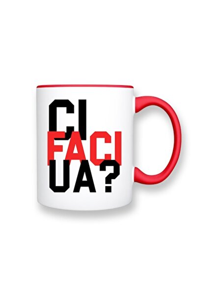 OEM Cană personalizată cu mesaj amuzant: „Ci faci ua?”, Betaprint, ceramică, ...