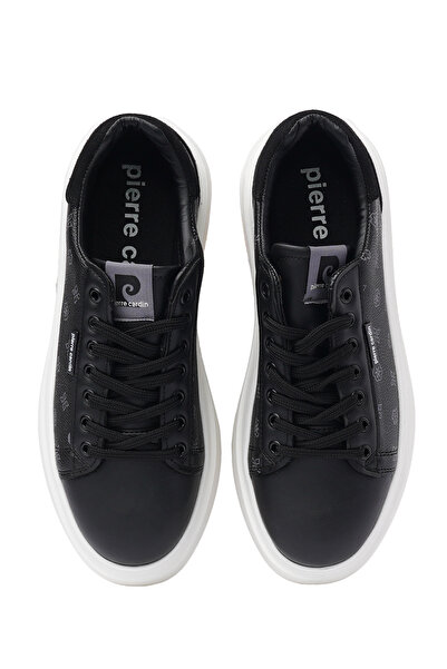 Pierre Cardin Μαύρο ανδρικό sneaker – Μοντέλο με ψηλή σόλα και άνετο