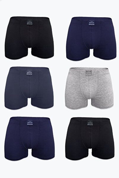 Malabadi Men's 6-Piece Mixed Premium Collection Modal Boxer 6m251