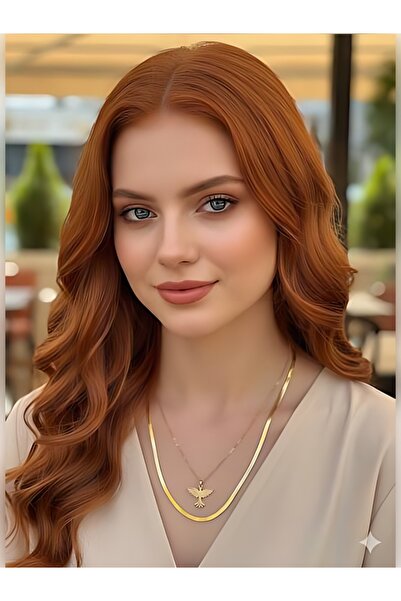 Jewerly Women's Italian Chain Phoenix Double Combination Necklace