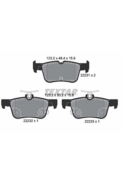 Krieger Set Placute Frana Frana Disc Ford Kuga 3/Mondeo 5 Turnier Ford Austra...