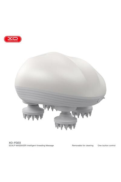 Xo FG03 Şarjlı Akıllı Kafa Masaj Aleti - 3 Kademeli Suya Dayanıklı Baş ve Vüc...