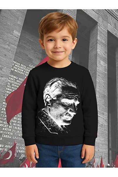 SEDİRLİ Hanorac unisex Moon Star 19 mai 29 octombrie 23 aprilie 10 noiembrie Atatürk pentru copii cu 3 fire