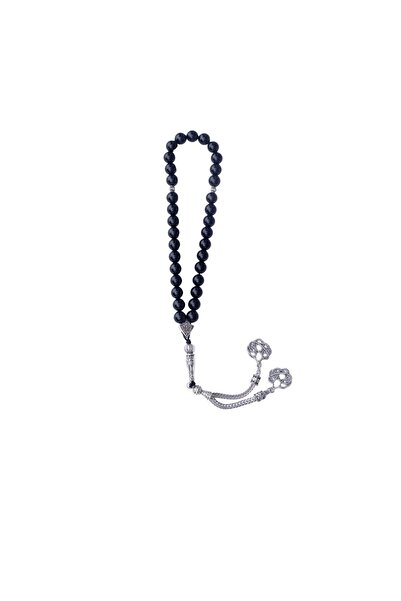 Zeynep Büyükbay Χάντρες προσευχής από φυσική πέτρα Onyx 33 τεμαχίων