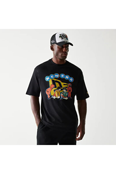NEW ERA X Netflix Squid Game Oversized Men's Black T-Shirt - 60767034