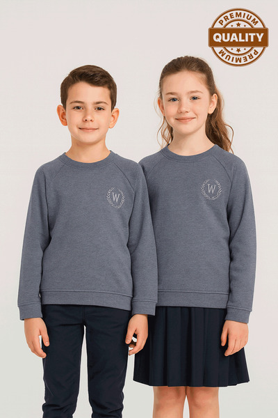 WORRN Băieți Fete Copii mâneci raglan Calitate premium 5 - 12 ani Swea tricou...