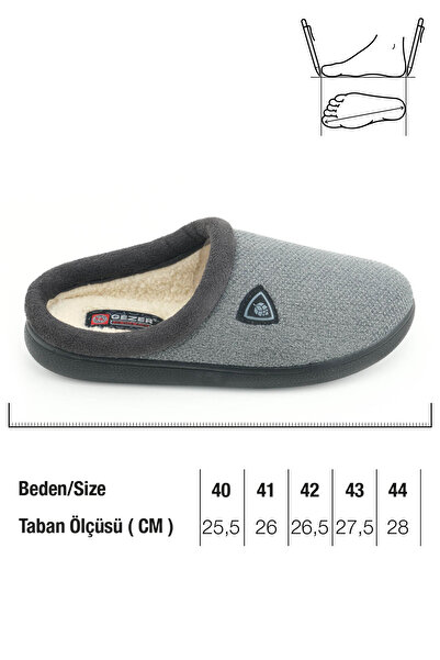 GEZER Papuci de iarnă pentru bărbați, confortabili, din pluș, cu talpă interioară din PU, pentru casă, grădină, papuci gondola