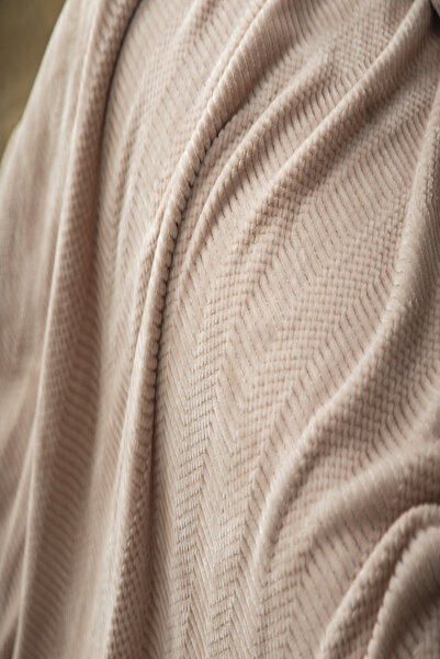 BED LİNE Vıncent Blanket 160*220 Powder
