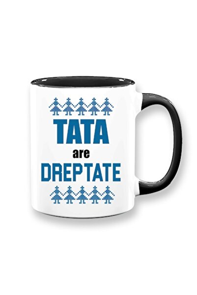 OEM Cană personalizată cu mesajul „Tata are dreptate”, Betaprint, motive trad...