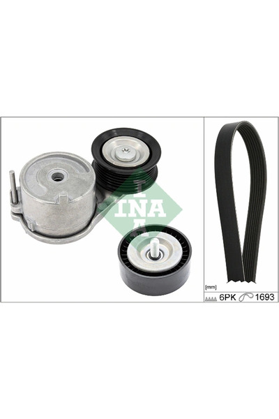 FAG Set Curea Transmisie Cu Caneluri Ford Fiesta 7/Focus 4 Limuzina/Kuga 3