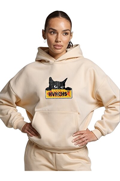 ArtYus Etichetă unisex pisică cik Colorat Special cu imprimeu Bumbac supradim...