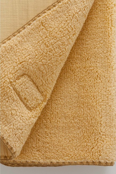 Caramell Welsoft Armali Plain Blanket - 85X90 Gray