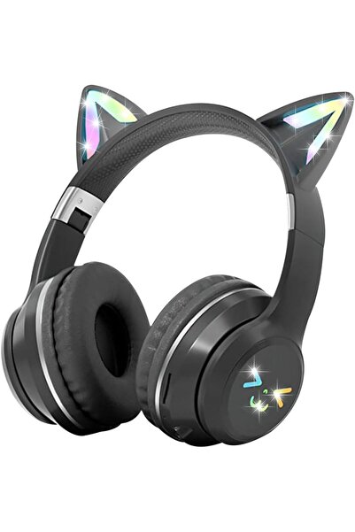VALA Wireless children's headphones with cat ears, foldable, RGB LED lights, Vala® V35C PREMIUM, Bluetooth